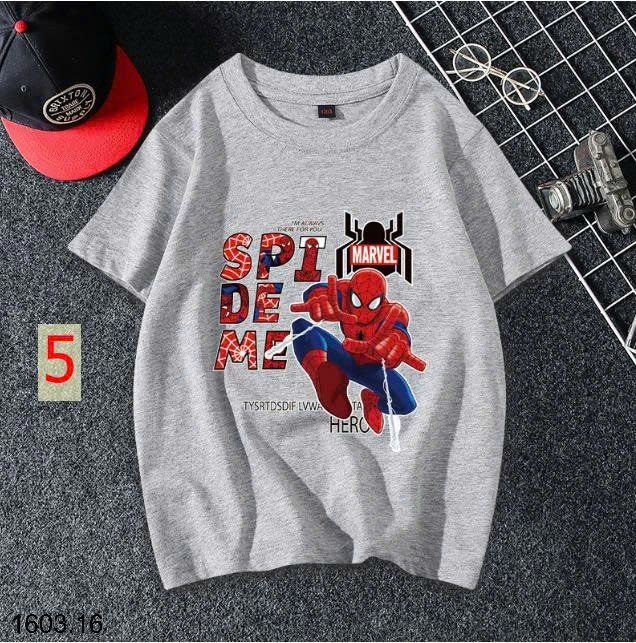 26HA1603.16 - SET 2 ÁO SIÊU NHÂN NHỆN BÉ TRAI