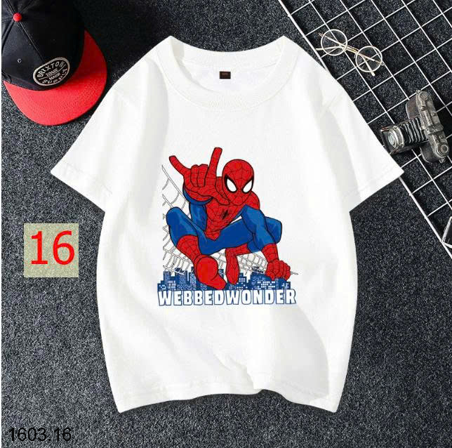 26HA1603.16 - SET 2 ÁO SIÊU NHÂN NHỆN BÉ TRAI