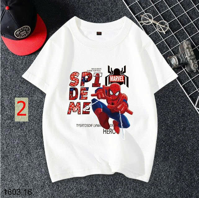 26HA1603.16 - SET 2 ÁO SIÊU NHÂN NHỆN BÉ TRAI