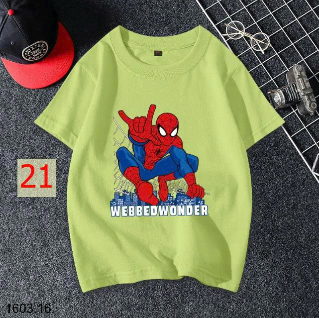 26HA1603.16 - SET 2 ÁO SIÊU NHÂN NHỆN BÉ TRAI