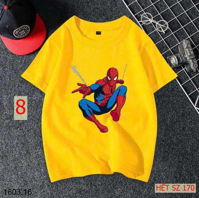 26HA1603.16 - SET 2 ÁO SIÊU NHÂN NHỆN BÉ TRAI