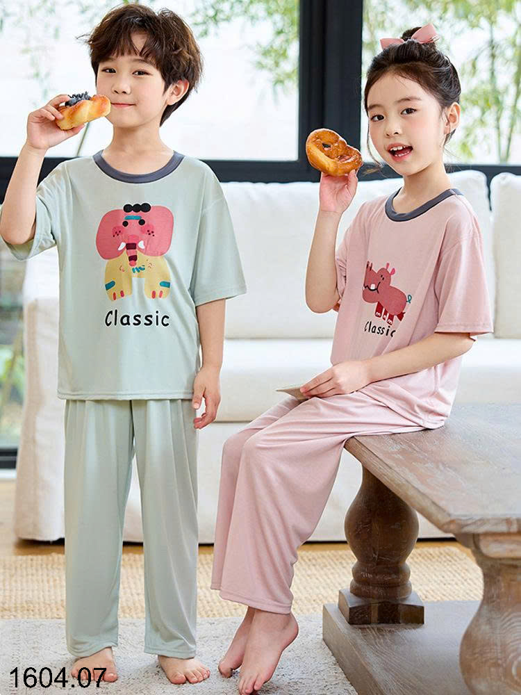 26HA1604.07 - BỘ THUN LẠNH PETTIT QUẦN DÀI ÁO CỘC CHO BÉ