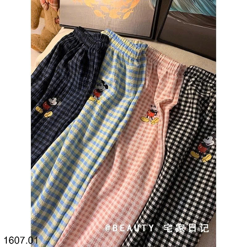 26HA1607.01 - QUẦN DÀI KẺ MICKEY