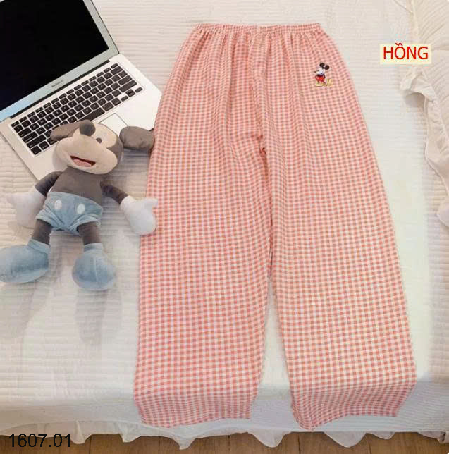 26HA1607.01 - QUẦN DÀI KẺ MICKEY
