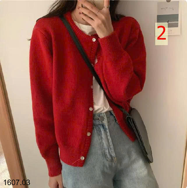 26HA1607.03 - ÁO LEN CARDIGAN NỮ