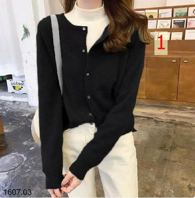 26HA1607.03 - ÁO LEN CARDIGAN NỮ