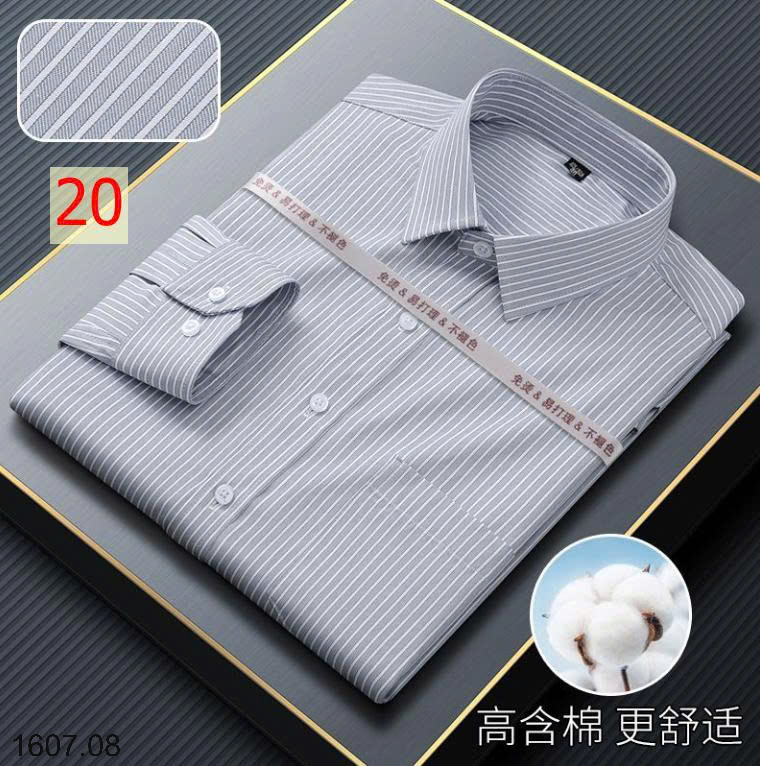 26HA1607.08 - ÁO SƠ MI KẺ CHO NAM
