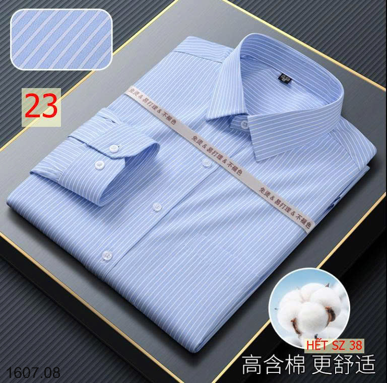 26HA1607.08 - ÁO SƠ MI KẺ CHO NAM