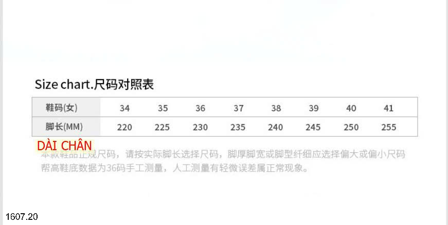 26HA1607.20 - GIÀY THỂ THAO HAI SỌC NỮ THỜI TRANG