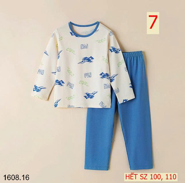 26HA1608.16 - BỘ THU ĐÔNG MẶC NHÀ SIZE ĐẠI QC CHO BÉ