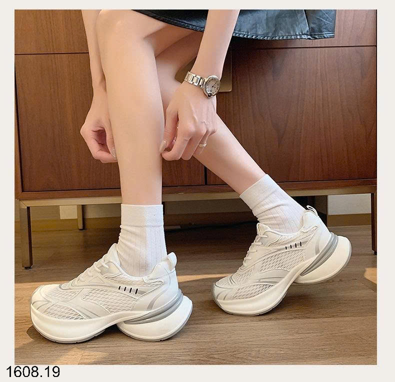26HA1608.19 - GIÀY THỂ THAO ĐẾ DÀY CHO NỮ