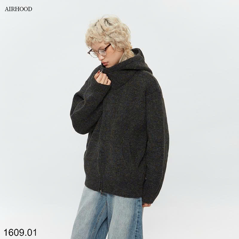 26HA1609.01 - ÁO LEN CARDIGAN NAM 2 TÚI HÔNG