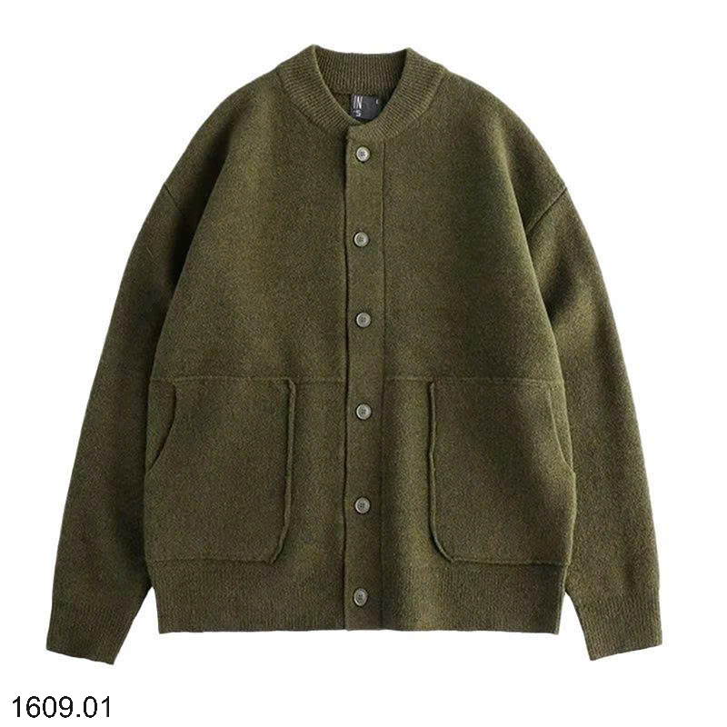 26HA1609.01 - ÁO LEN CARDIGAN NAM 2 TÚI HÔNG