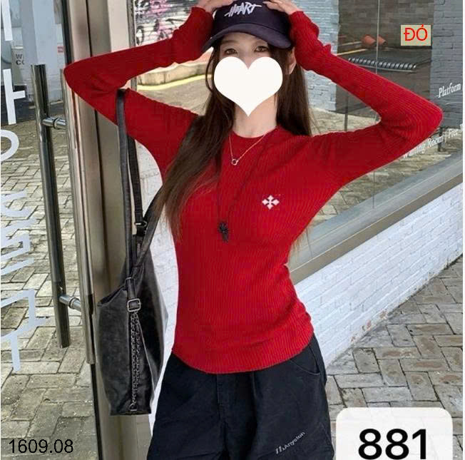 26HA1609.08 - ÁO LEN TĂM BODY CỔ TRÒN