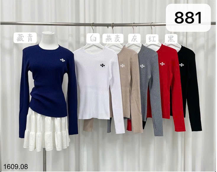 26HA1609.08 - ÁO LEN TĂM BODY CỔ TRÒN