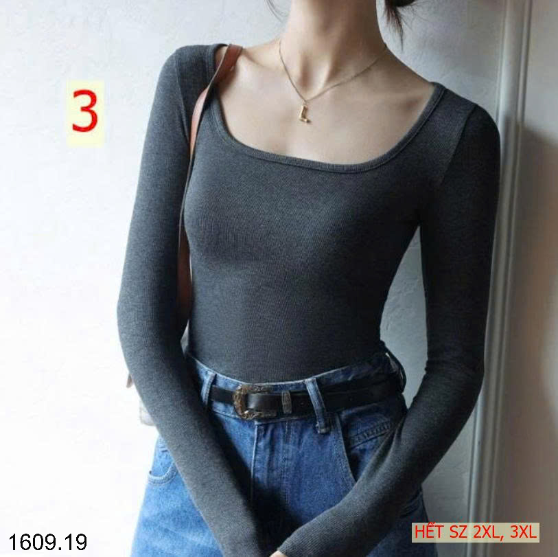 26HA1609.19 - ÁO THUN TĂM CỔ VUÔNG CHO NỮ