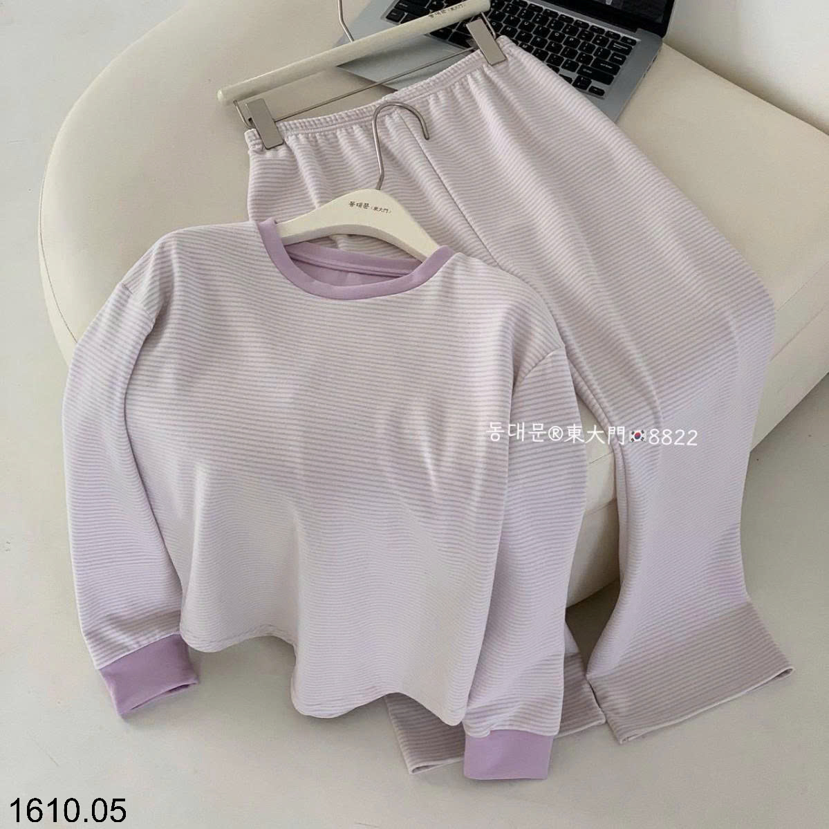 26HA1610.05 - BỘ MẶC NHÀ KẺ SỌC DONGDAEMUN