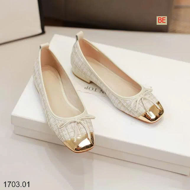 26HA1703.01 - GIÀY BỆT TWEED SANG CHẢNH