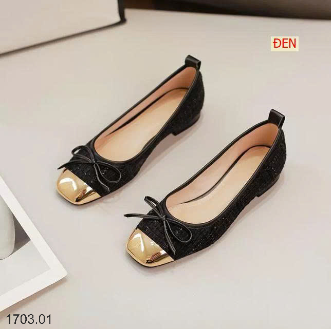 26HA1703.01 - GIÀY BỆT TWEED SANG CHẢNH