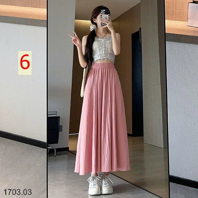26HA1703.03 - CHÂN VÁY DÁNG DÀI CHỮ A