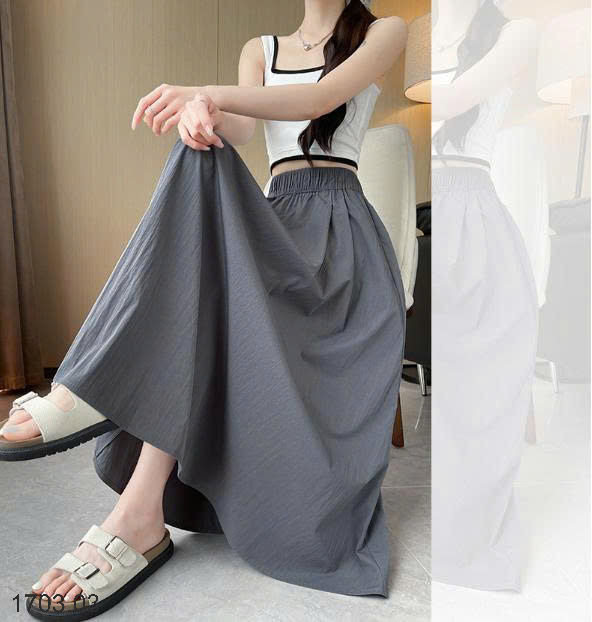26HA1703.03 - CHÂN VÁY DÁNG DÀI CHỮ A