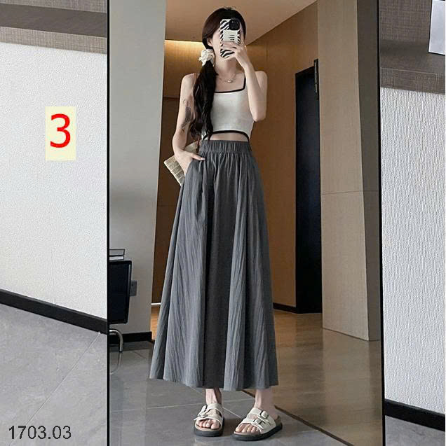 26HA1703.03 - CHÂN VÁY DÁNG DÀI CHỮ A