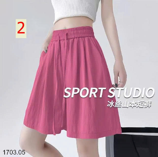 26HA1703.05 - QUẦN SHORT ỐNG RỘNG ICE SILK