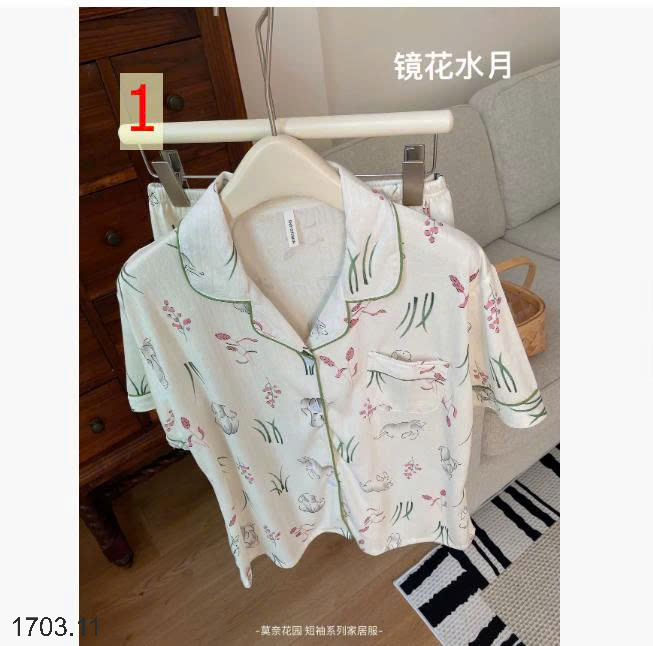 26HA1703.11 - BỘ PIZAMA MẶC NHÀ NỮ