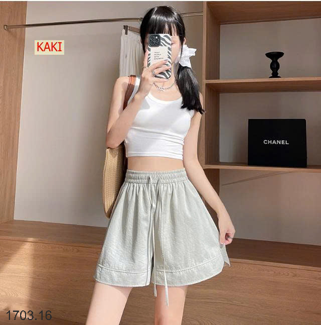 26HA1703.16 - QUẦN SHORT DÂY RÚT NỮ
