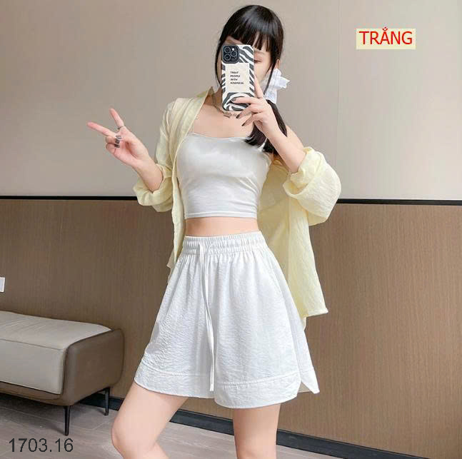 26HA1703.16 - QUẦN SHORT DÂY RÚT NỮ