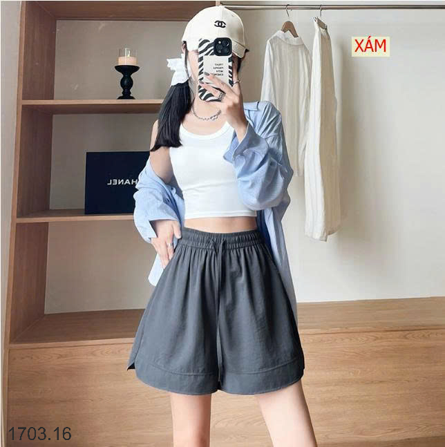 26HA1703.16 - QUẦN SHORT DÂY RÚT NỮ