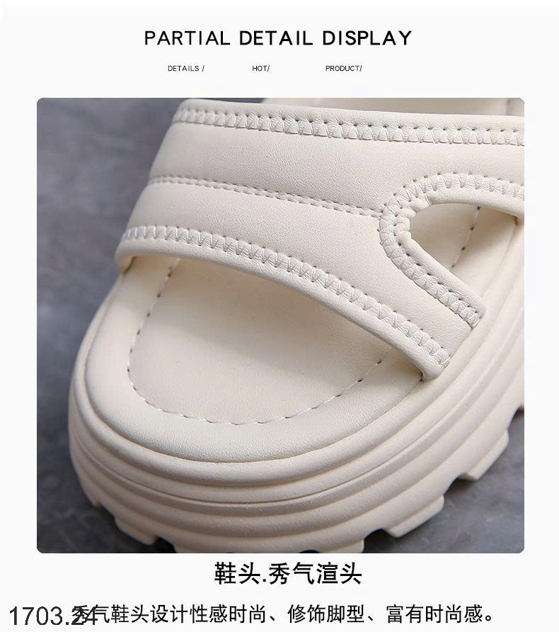26HA1703.24 - SANDAL NỮ ĐẾ CAO