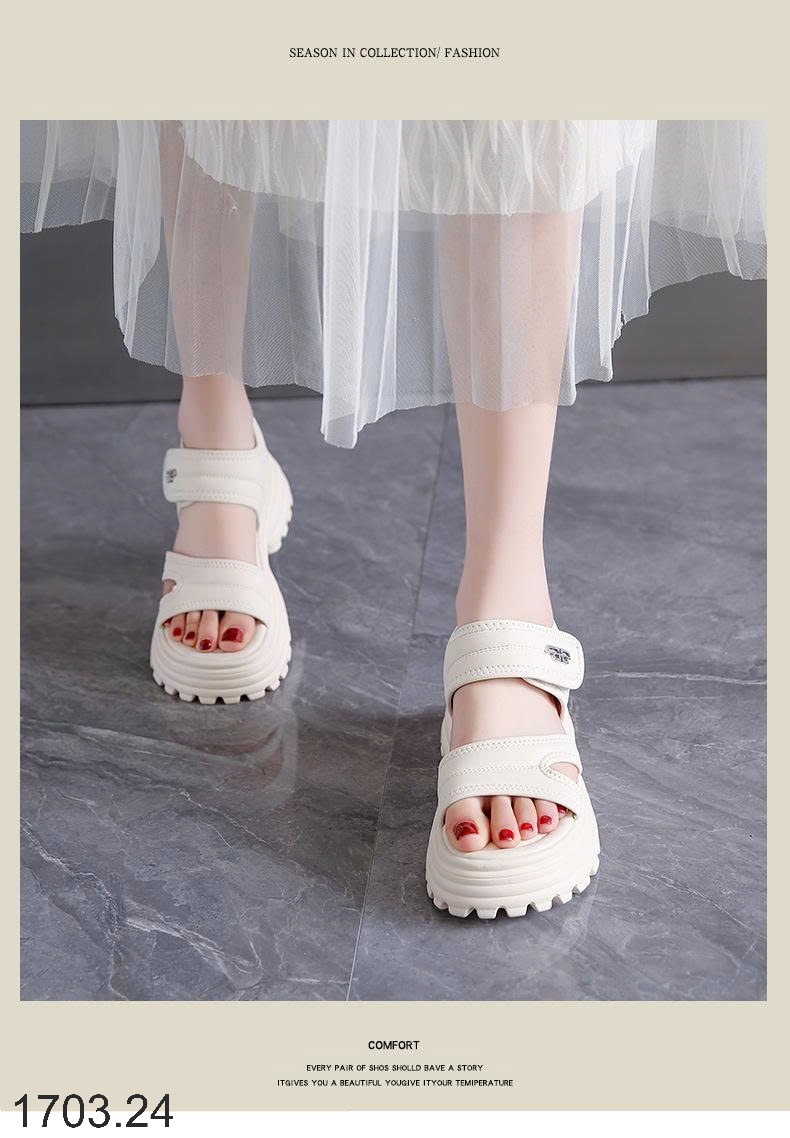 26HA1703.24 - SANDAL NỮ ĐẾ CAO