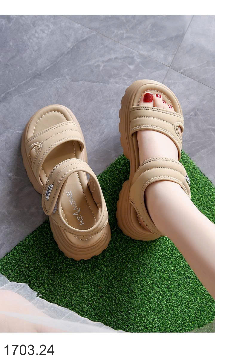 26HA1703.24 - SANDAL NỮ ĐẾ CAO