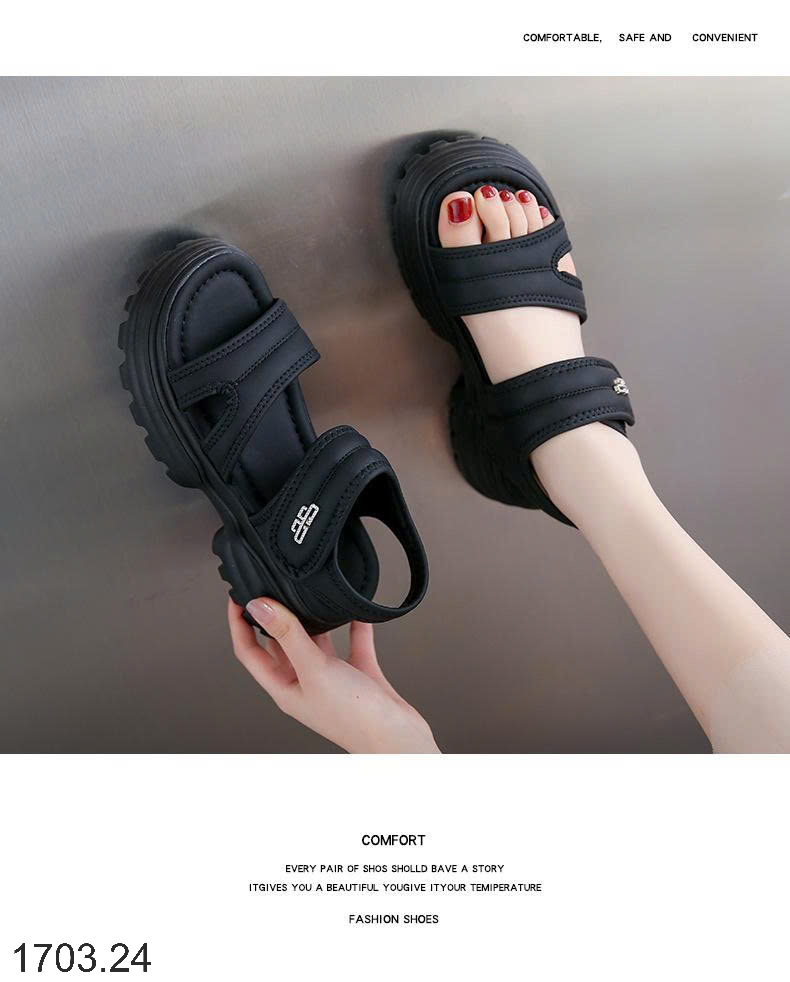 26HA1703.24 - SANDAL NỮ ĐẾ CAO