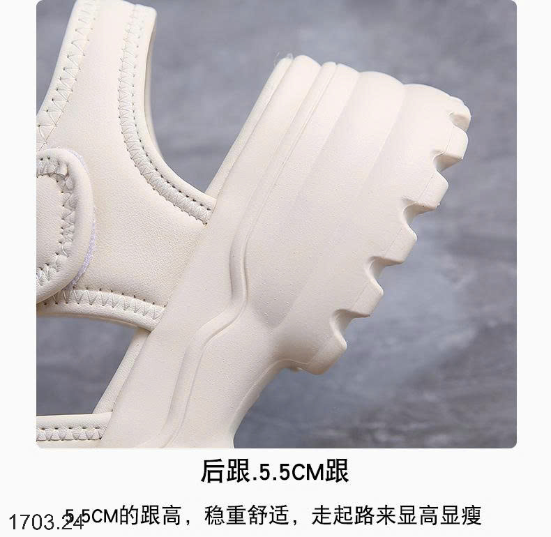 26HA1703.24 - SANDAL NỮ ĐẾ CAO
