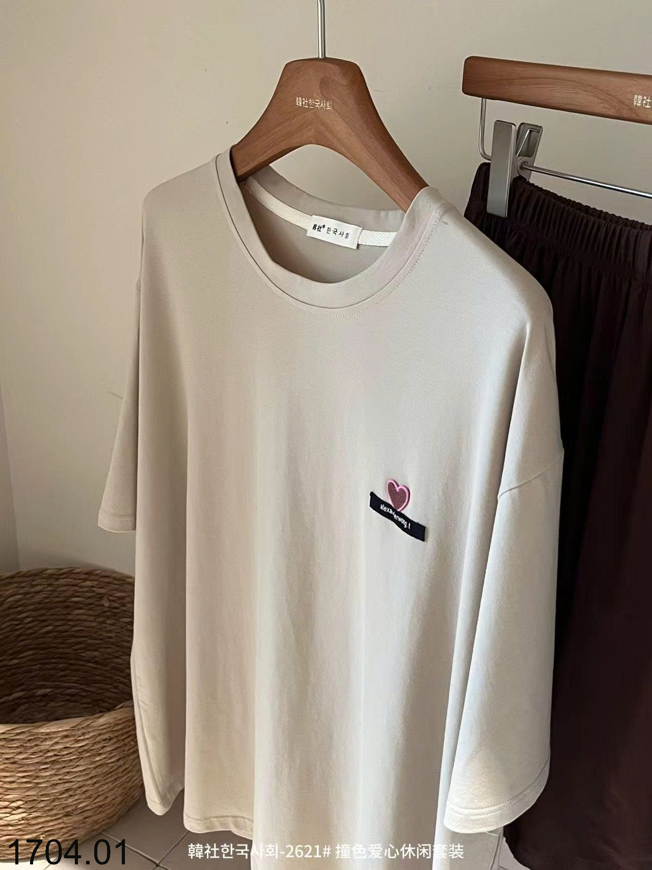 26HA1704.01 - BỘ MẶC NHÀ NỮ XUẤT HÀN COTTON