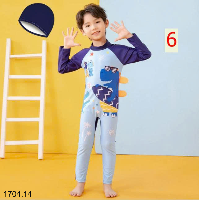 26HA1704.14 - SET ĐỒ BƠI LIỀN DÀI THÂN BÉ TRAI