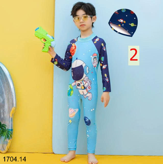 26HA1704.14 - SET ĐỒ BƠI LIỀN DÀI THÂN BÉ TRAI