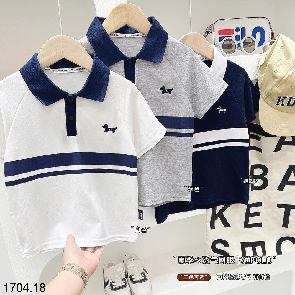 26HA1704.18 - POLO KACADY CHO BÉ TRAI