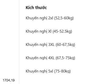 26HA1704.19 - SET BỘ TRUNG NIÊN CAO CẤP