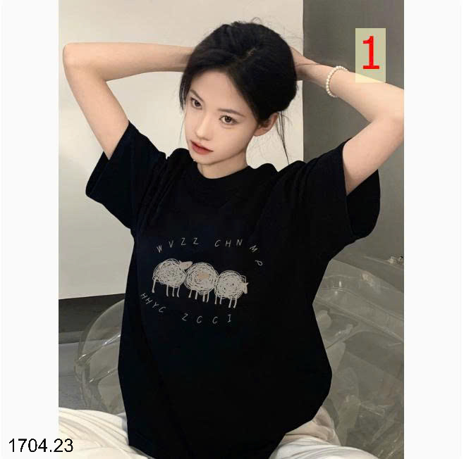 26HA1704.23 - ÁO PHÔNG COTTON CHO NỮ
