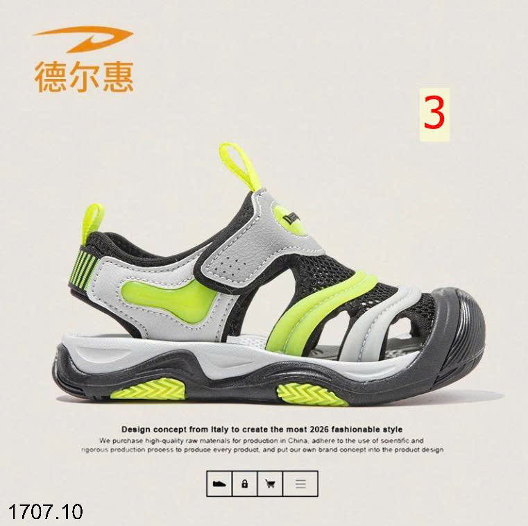 26HA1707.10 - GIÀY SANDAL BÍT MŨI QUẢNG CHÂU CHO BÉ