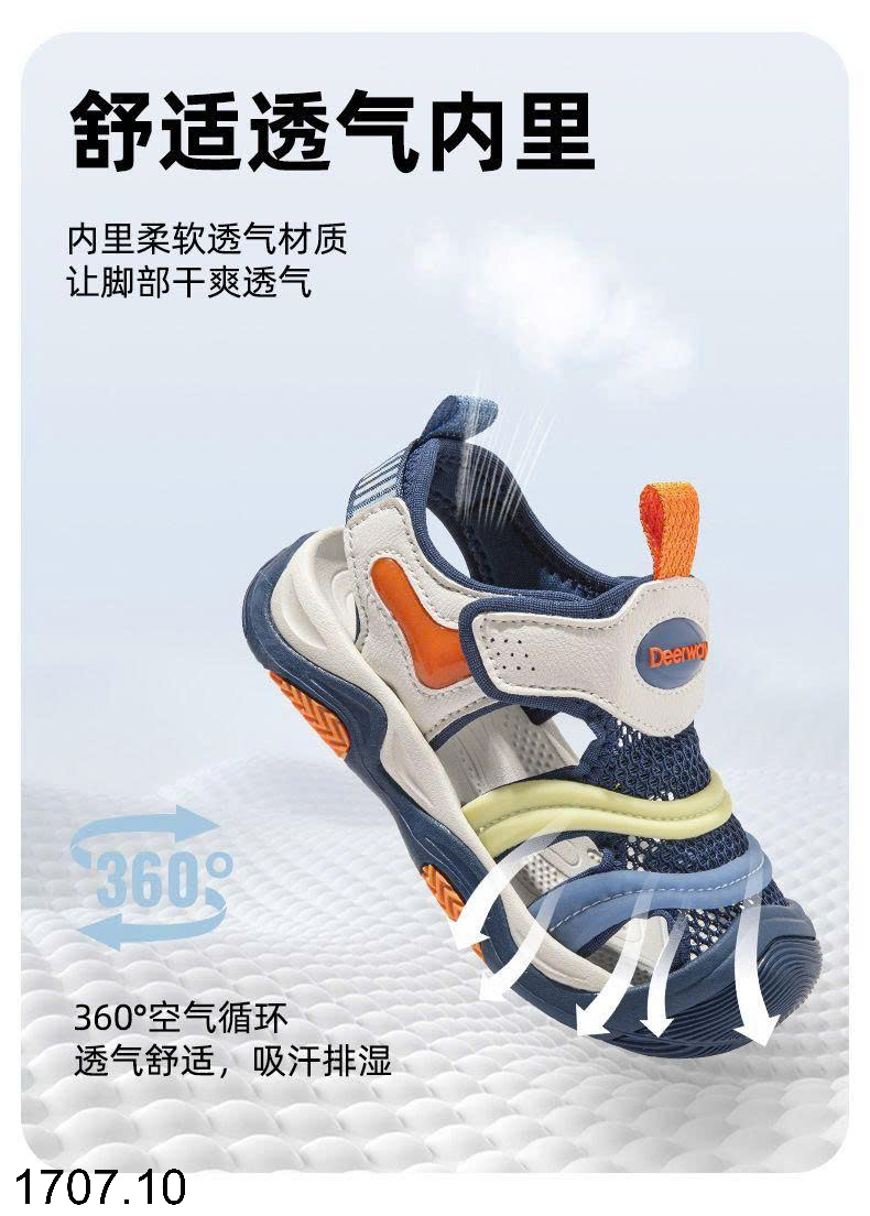 26HA1707.10 - GIÀY SANDAL BÍT MŨI QUẢNG CHÂU CHO BÉ