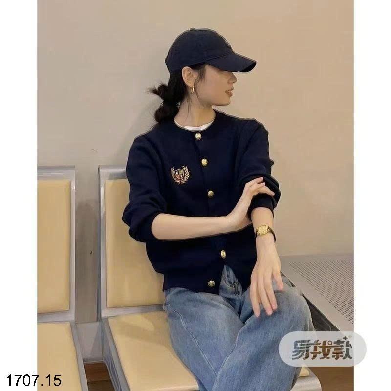 26HA1707.15 - ÁO CARDIGAN LEN 2 MÀU