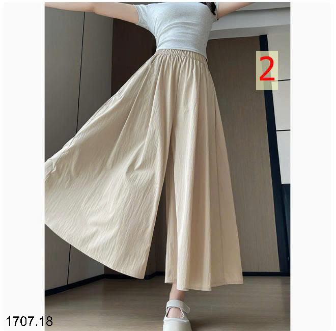 26HA1707.18 - QUẦN ỐNG RỘNG DÁNG VÁY YAMAMOTO