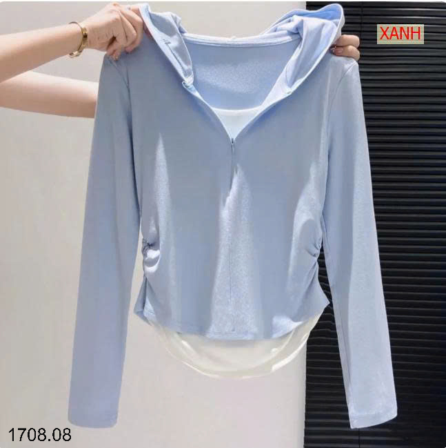 26HA1708.08 - ÁO THU ĐÔNG NỮ CÓ MŨ
