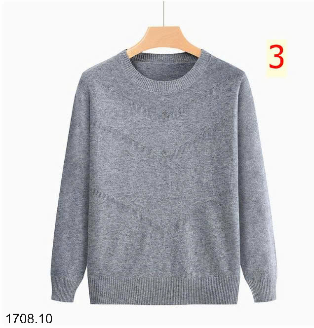 26HA1708.10 - ÁO LEN CỔ TRÒN TRUNG NIÊN CHO MẸ