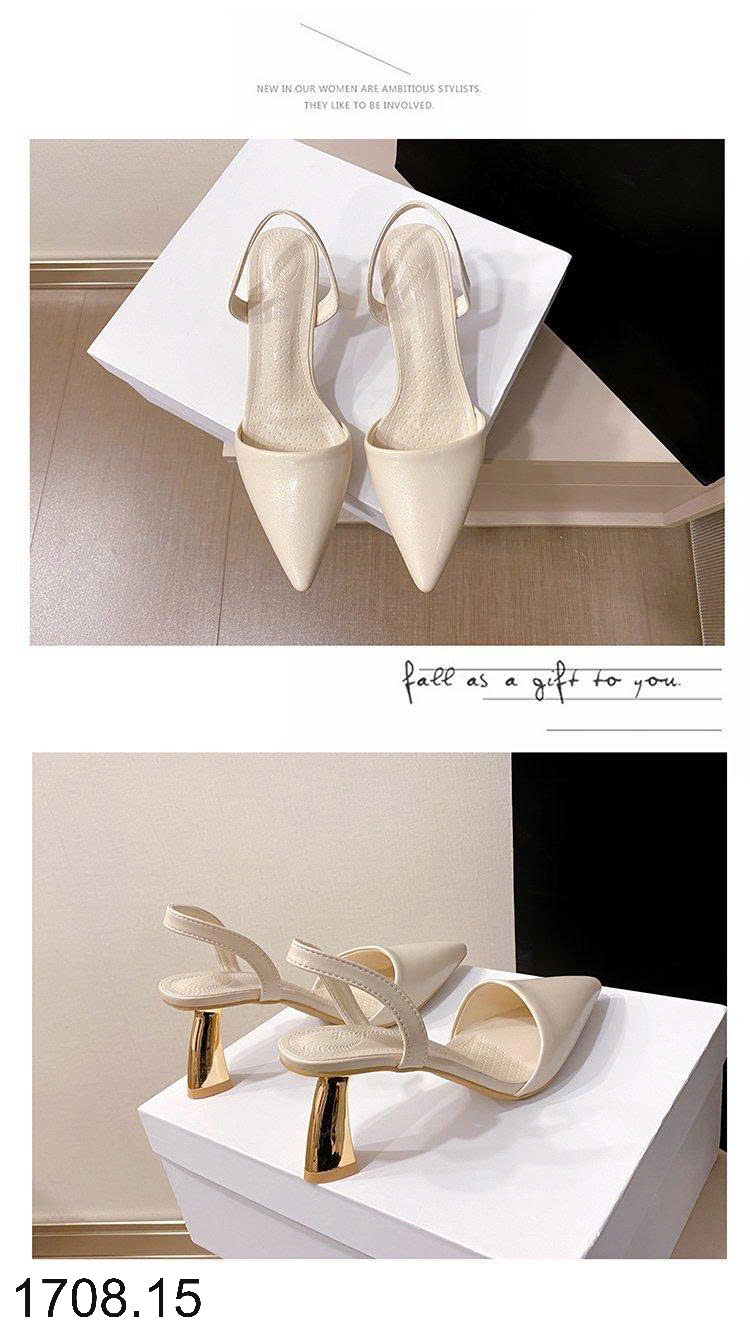 26HA1708.15 - GIÀY SANDAL HỞ GÓT NỮ