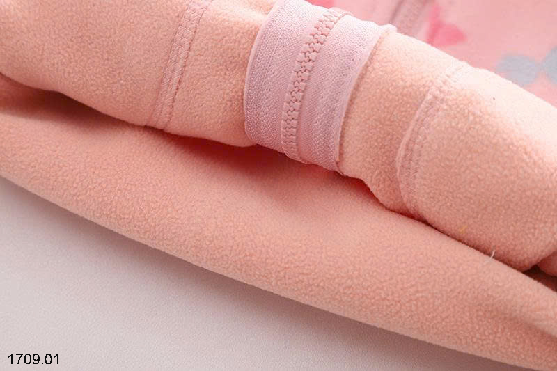 26HA1709.01 - ÁO KHOÁC KÉO KHÓA NỈ LÔNG CỪU CHO BÉ